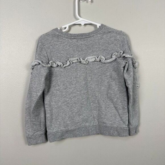 Kate Spade Girls Size 5 Crewneck Sweatshirt Skirt The Rules Grey - Picture 3 of 3